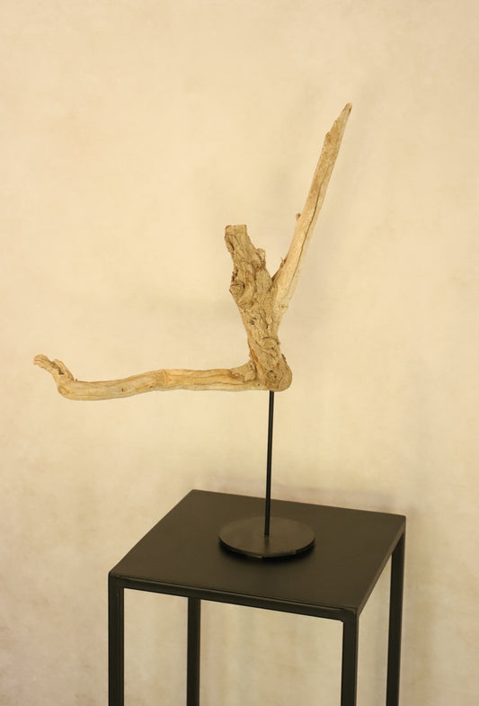 Escultura Ballet madera