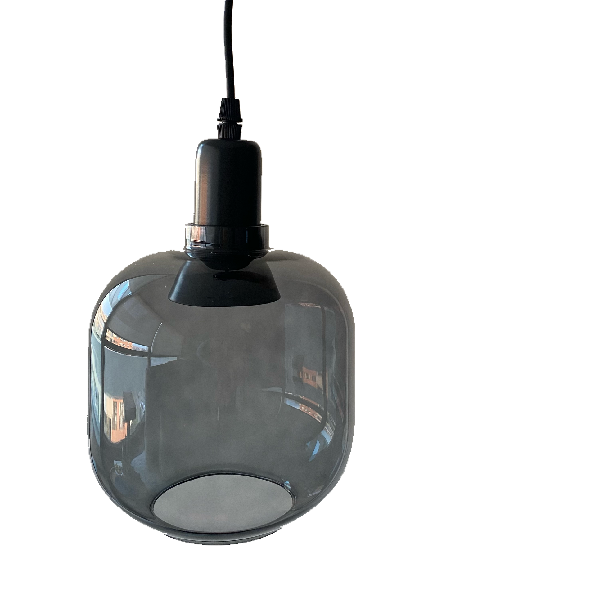 Lámpara de techo Adhara vidrio gris - Couzy